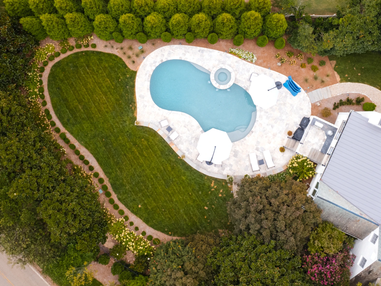 Landscape design and planting